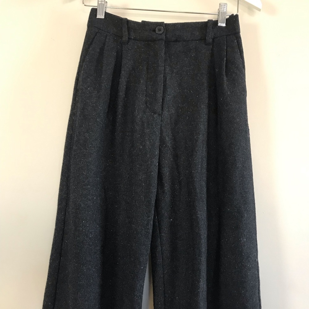 Frank & Oak Wool Charcoal Dress Pants - Picture 4 of 10